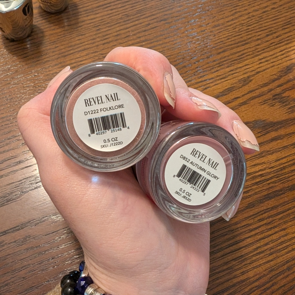 Fall Flake Nail Dips